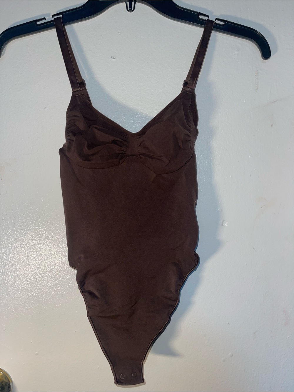 SKIMS Seamless Sculpt Thong Bodysuit | Cocoa | Size M | NWT